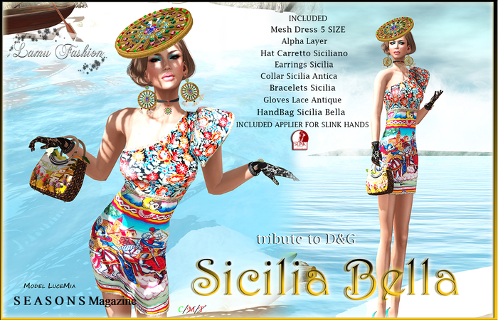 -Lamu Fashion-Sicilia Bella (tribute to D&G) !DISCOUNT!