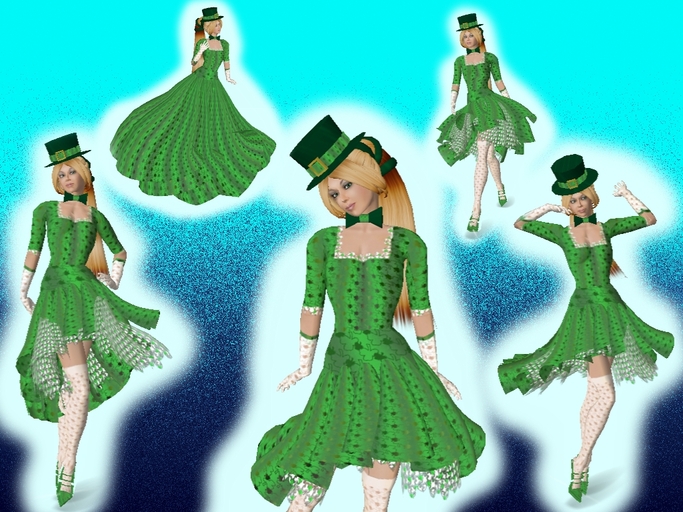 St.Patrick Day dress 1
