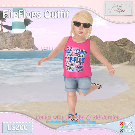 [Made With Love] FlipFlops Outfit BOXED