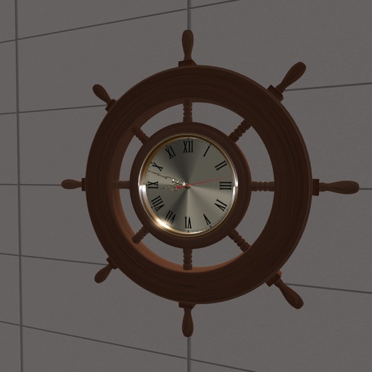 *KW* Wall Clock(wheel)
