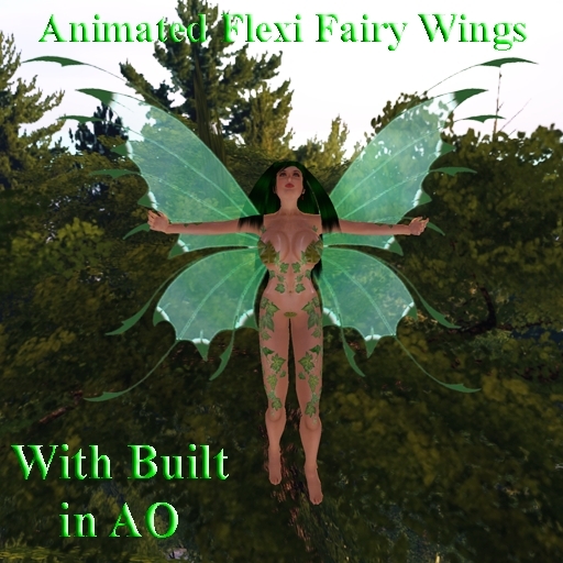 Animated Flexi Fae Wings with AO