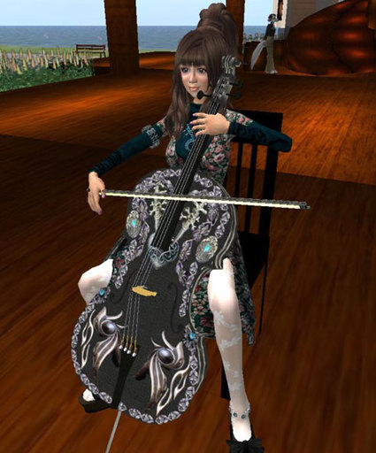 Satoko's Cello Silver Deco