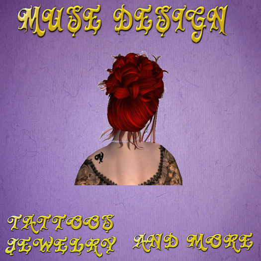 ★(`'•. MUSE DESIGN .•'´)★UPPER BACK TATTOO V