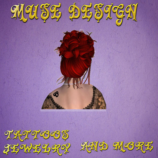 ★(`'•. MUSE DESIGN .•'´)★UPPER BACK TATTOO O