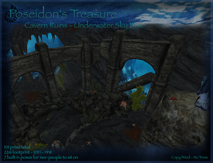 Poseidon's Treasure  Cavern Ruins Skybox