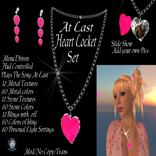 At Last Heart Locket Set