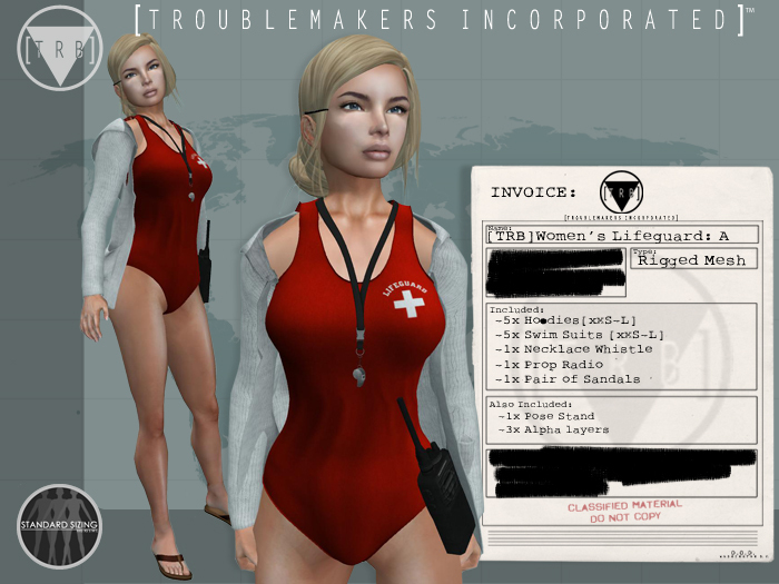 [TRB] Women's Lifeguard Outfit: A