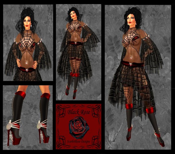 S.R.D. BLACK ROSE BLACK WIDOW COLLECTION COMPLETE PACK