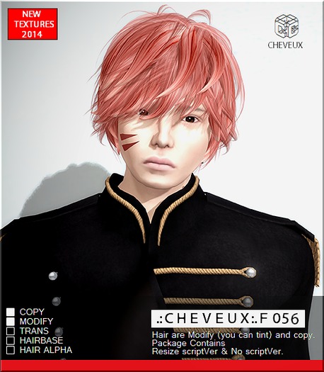 .:CHEVEUX:.F056 BLACKS HAIR SET