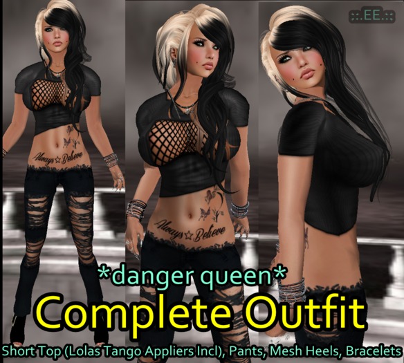 ::.EE.:: Complete Outfit *danger queen* (Lolas Tango Appliers)