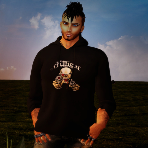 :::::PRIMCESS::::: DEMO Mesh Men's Hooded T-shirt
