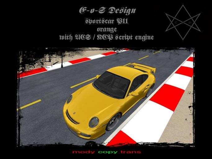 Sportscar P11 orange BOX