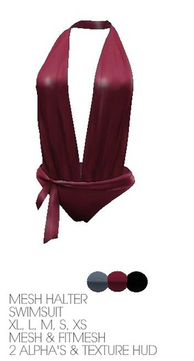 ::RANA::MESH HALTER SWIMSUIT WITH HUD