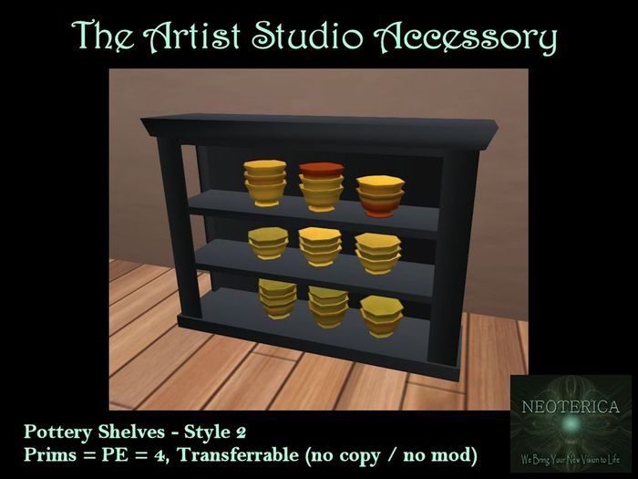 Pottery Shelves 2