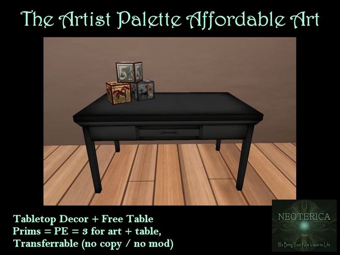 The Artist Palette - Tabletop Décor