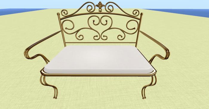GOLD IRON BENCH