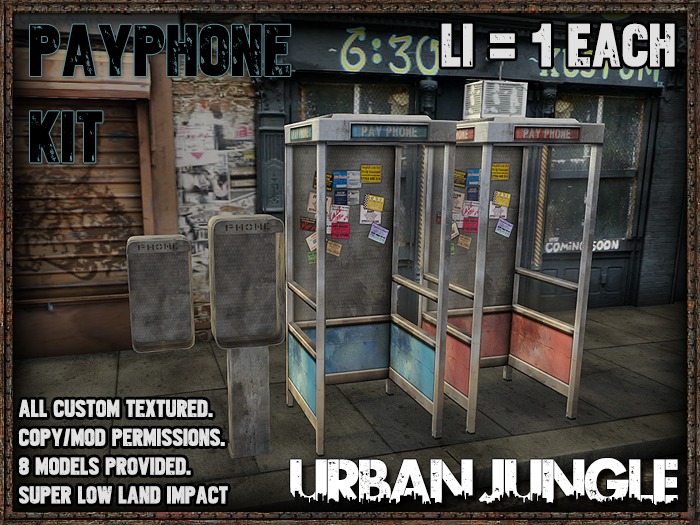 PAYPHONE KIT - MESH - URBAN JUNGLE