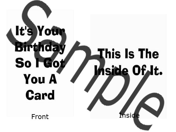 Generic Birthday Card