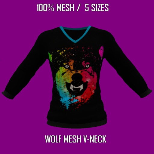 Trollis - V Neck - Wolf - BOXED