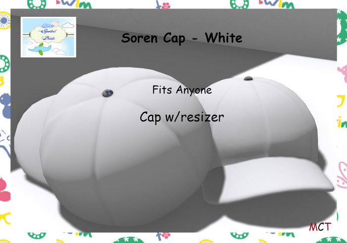 [S][B] Soren Cap - White