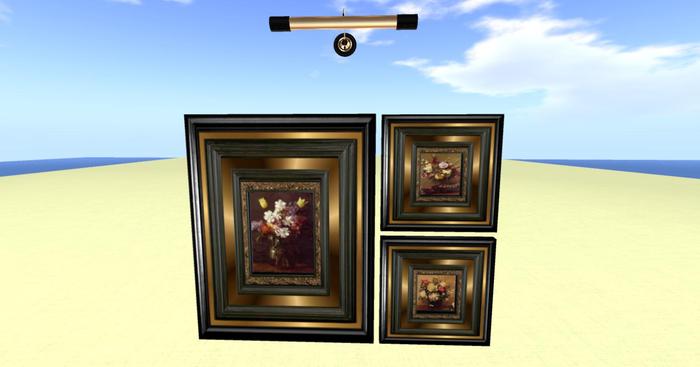 MESH PICTURE FRAMES & LIGHT
