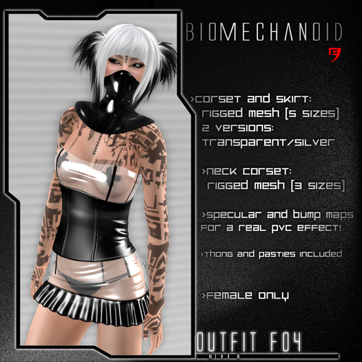 BIOMECHANOID the outfit F04 DEMO