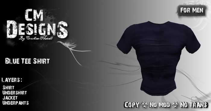 [C.M] Blue Tee Shirt