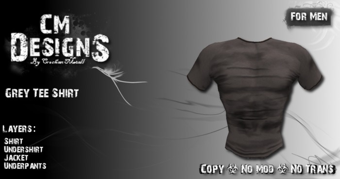 [C.M] Grey Tee Shirt