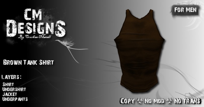 [C.M] Brown Tank Shirt