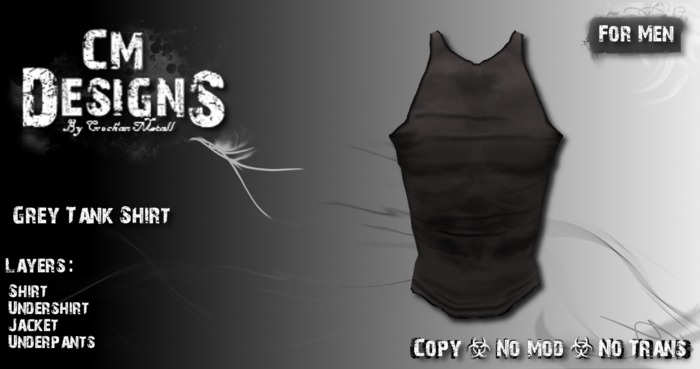 [C.M] Grey Tank Shirt