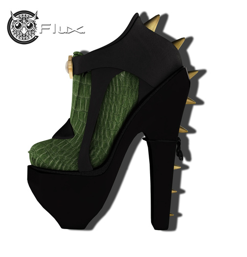 Flux. JONEILY Snake Heels