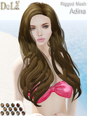 =DeLa*= Mesh Hair "Adina" Orange Browns