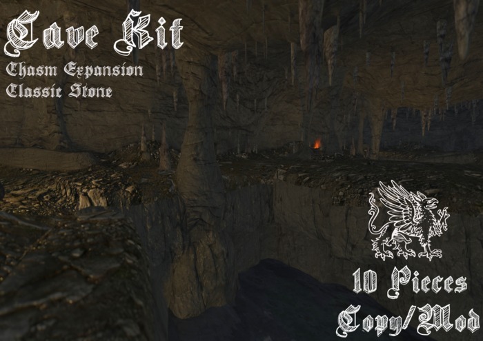 Worlds End Cave Kit - Chasm Expansion Set - 799L$