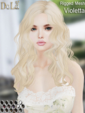 =DeLa*= Mesh Hair "Violetta" Blacks and Whites