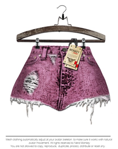 [N*Monkey] 'Summer Short Pink 