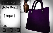 [Kaos] Tote Bag - Purple