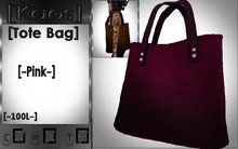 [Kaos] Tote Bag - Pink