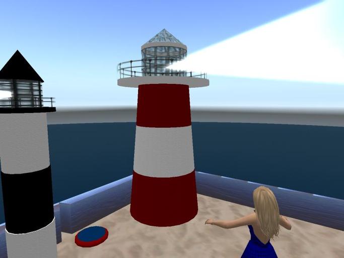 20m Vista Point Lighthouse (Red and White)