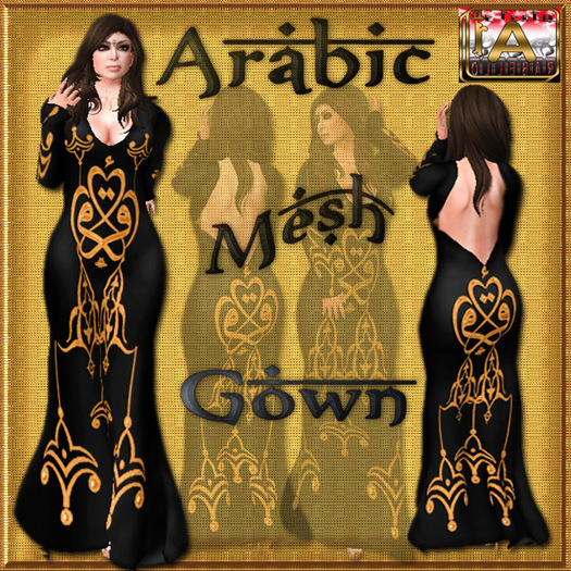 .:Arabello:. Mesh Arabic Gown