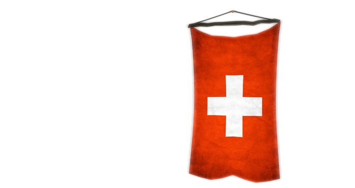 [T.eSign] Wall Flag Switzerland / Suisse