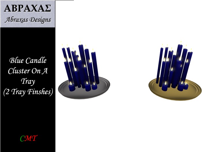 Candle Cluster Blue