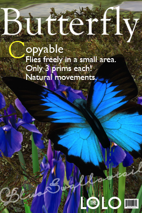 COPYABLE Free-flying Butterfly - Blue Swallowtail