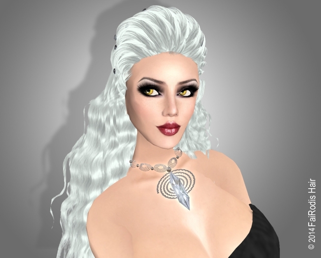 FaiRodis Divina hair whites Demo with hair decoration