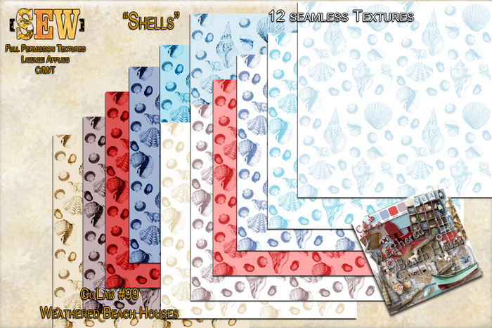 [SEW] Full Permission Textures for CoLab 99 Beach Houses - 