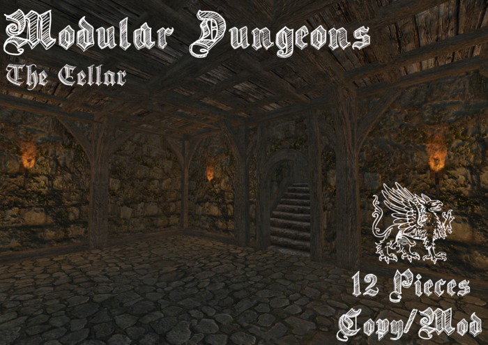 Worlds End - Modular Mesh Dungeons - Cellar - C/M