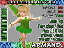 --ARMAND-- BABY FAIRY - GREEN