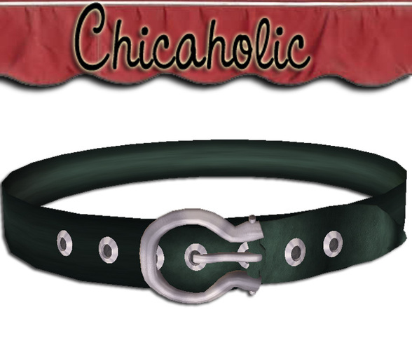 Chicaholic Green Leather Belt
