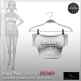 [Stellar] Beach Bum Crop Top DEMO