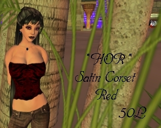 *HOR* SatinCorsetRed