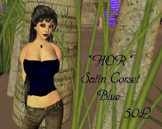 *HOR* SatinCorsetBlue